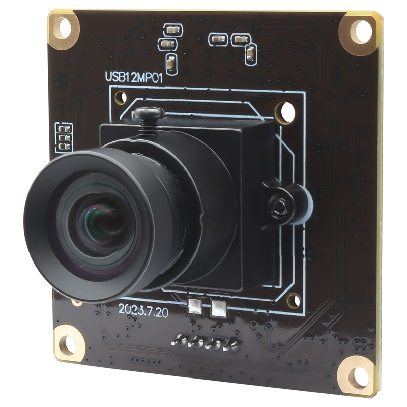 12MP Sony IMX577 Sensor 4K 30FPS 1080P 120FPS USB Camera Module with No Distortion lens 71 Degree - Click Image to Close